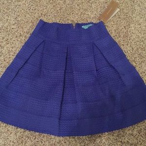 Francesca’s blue/indigo high waisted skirt